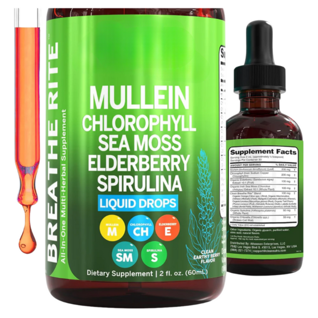 MulleinDrops | Suplemento de Extracto de Hoja de Mullein