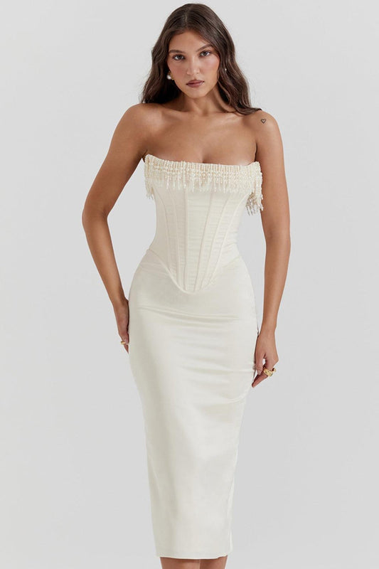 Nalita | Vestido Midi con Corsé