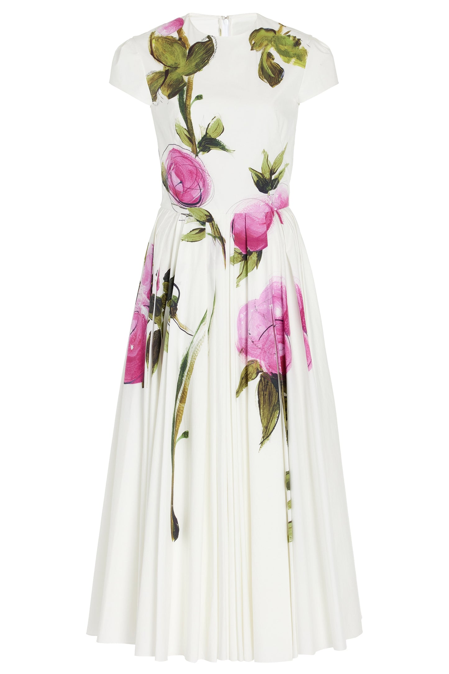 Winona | Vestido Midi de Mangas Cortas