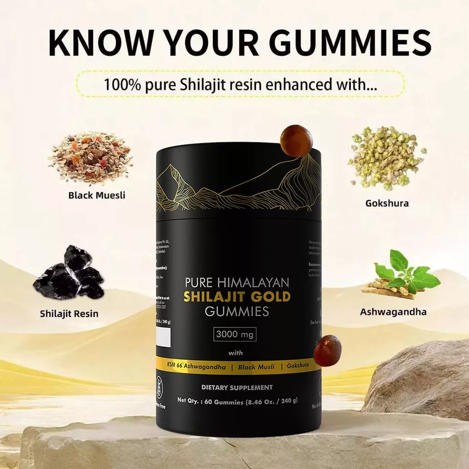 Gominolas de Shilajit Gold