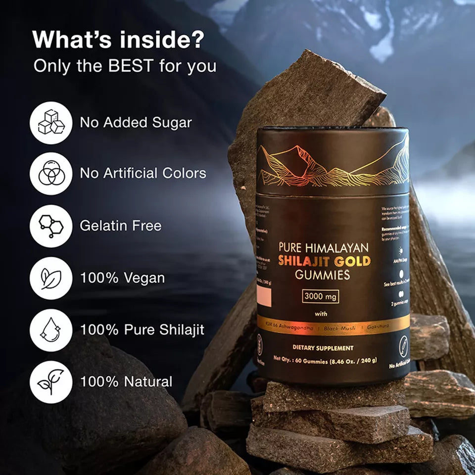 Gominolas de Shilajit Gold