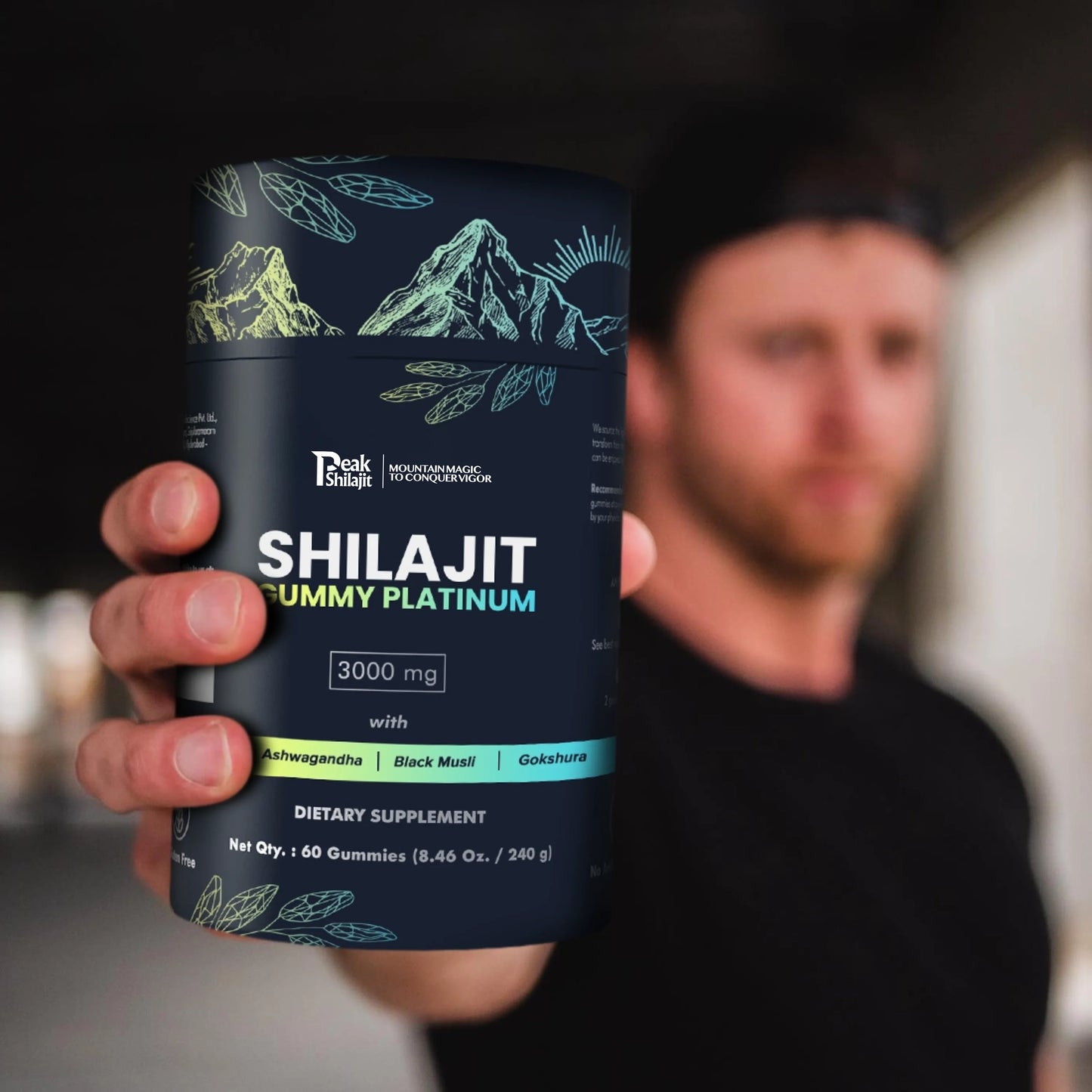 Shilajit Gummy Platinum | Bienestar diario, sin complicaciones