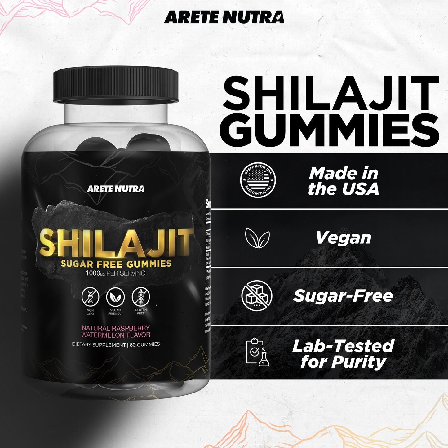 ShilaGummy | Gominolas de Shilajit Puro para Aumentar la Energía