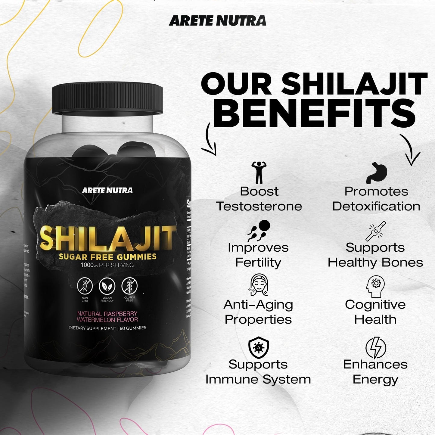 ShilaGummy | Gominolas de Shilajit Puro para Aumentar la Energía