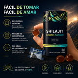 Shilajit Gummy Platinum | Bienestar diario, sin complicaciones