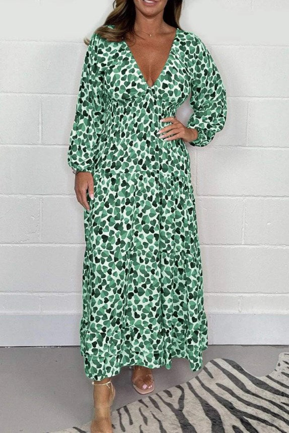 Lucinda | Vestido Midi con escote en V