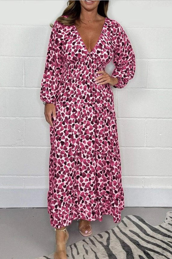 Lucinda | Vestido Midi con escote en V