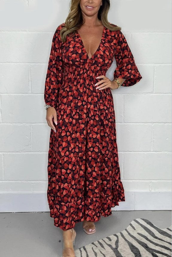 Lucinda | Vestido Midi con escote en V