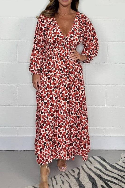 Lucinda | Vestido Midi con escote en V