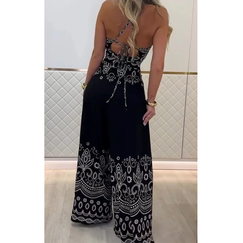 Jacqueline | Conjunto Casual con Estampado Retro