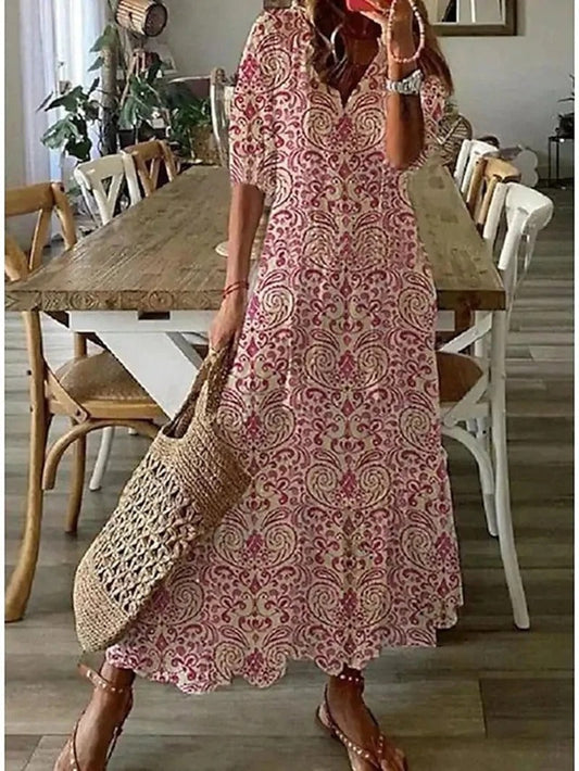 Mandy | Vestido largo de estilo bohemio