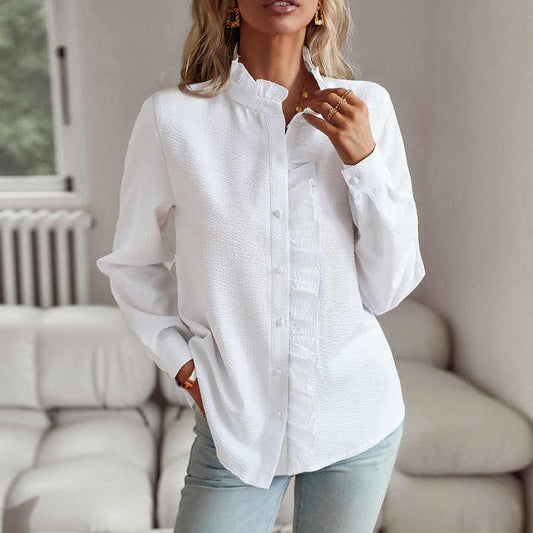 Leonora | Camisa Elegante con Volantes
