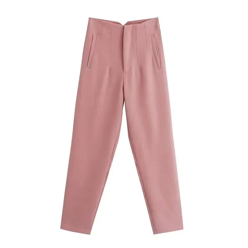 Claude | Pantalones Elegantes de Cintura Alta