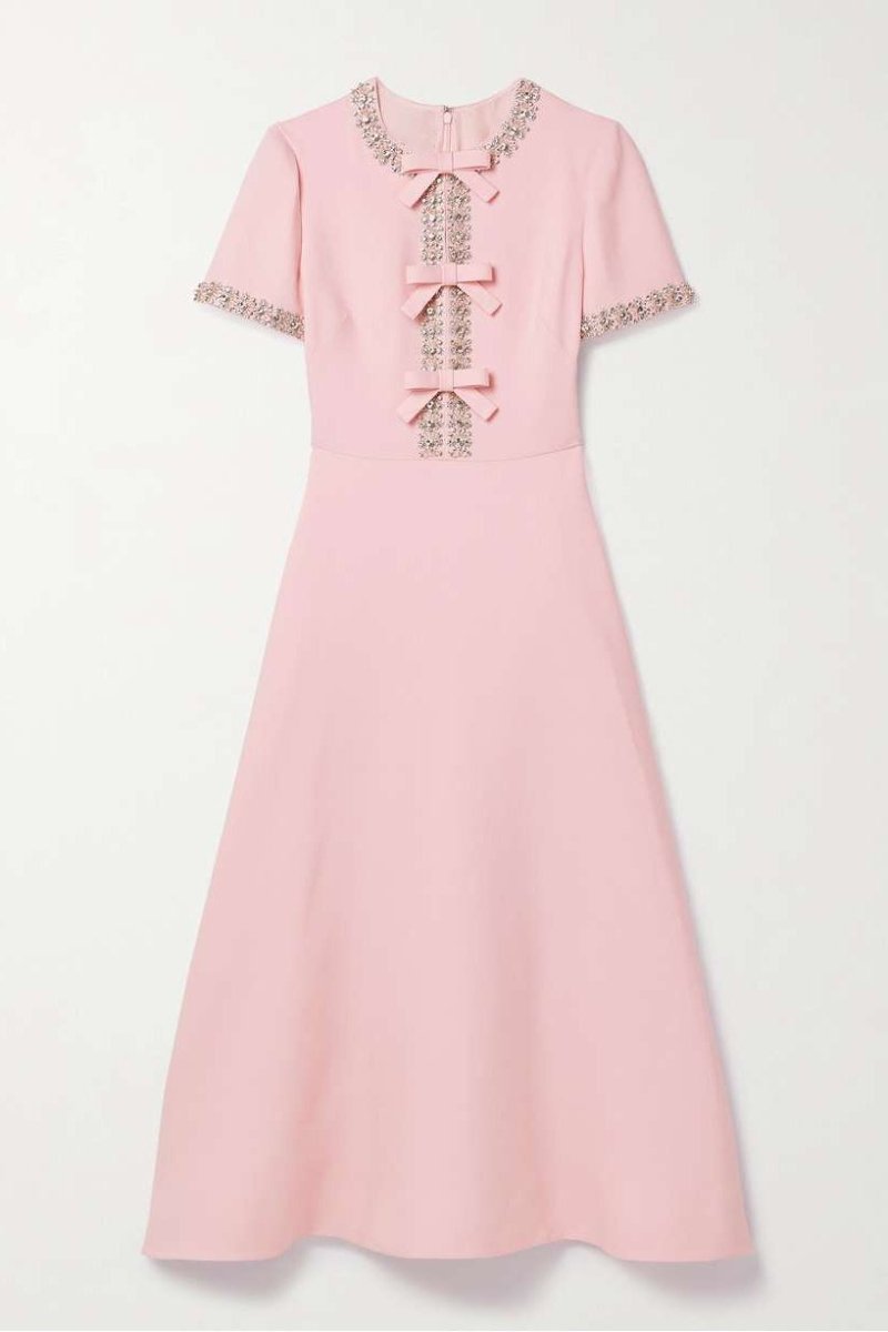 Waverly | Vestido Midi con Adornos de Lazos