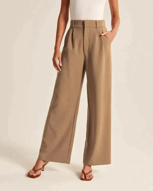 Tailored Wide Leg Pants